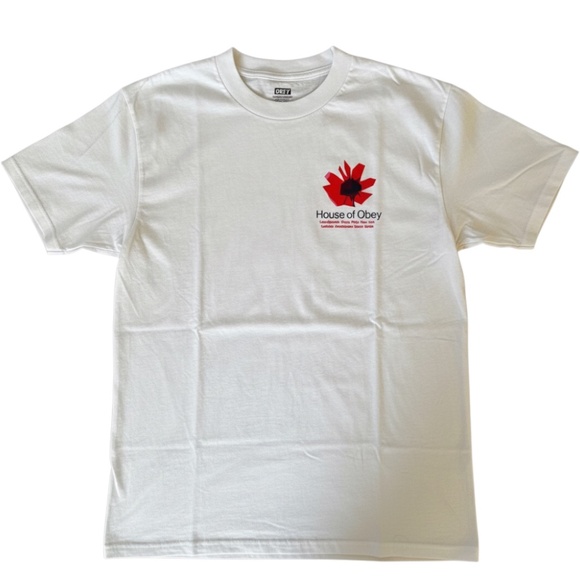Obey, NWT House Of Obey Floral Classic Tee - Picture 4 of 7